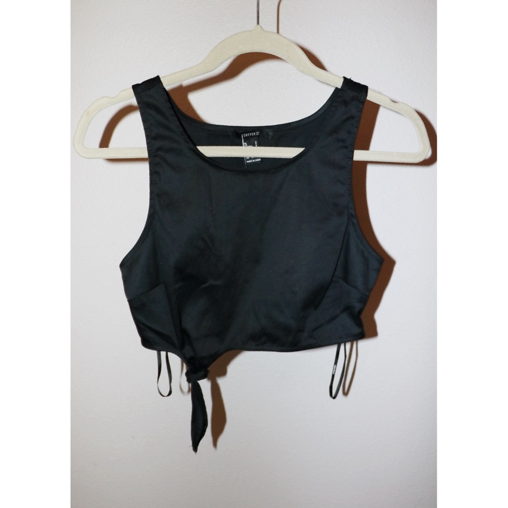 Forever 21 Black Crop Top